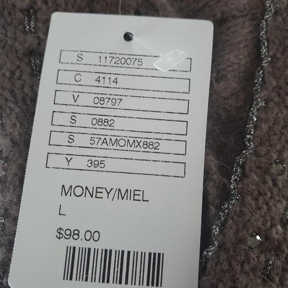 Anthropologie Moth crop sweater Size L New with Tags - Picture 5 of 11